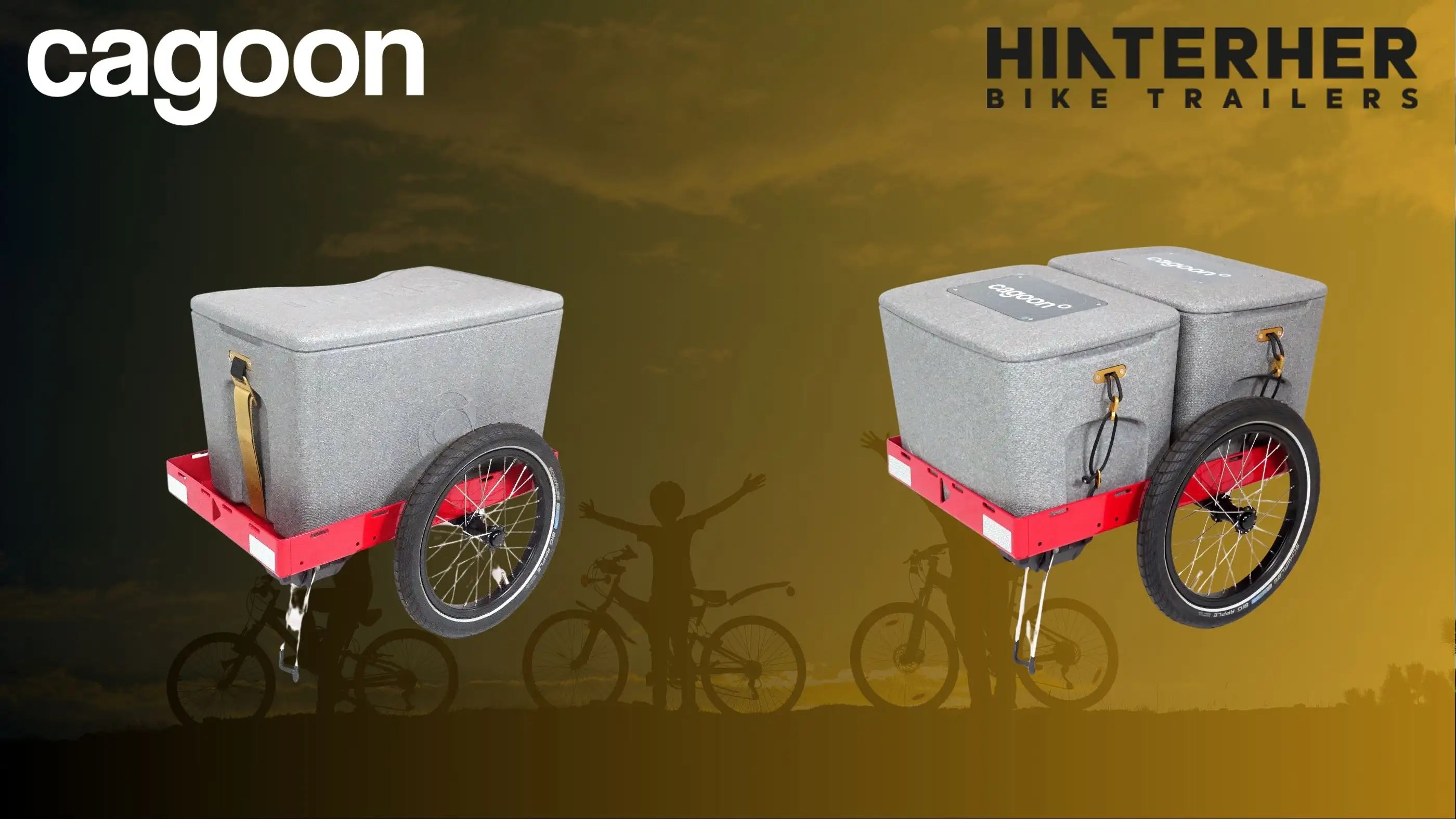 AEROSTUFFY & HINTERHER Radanhnger  Clever khlen und transportieren   CAGOON
