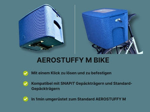 Übersicht des AERSTUFFY M BIKE mit den wesentlichen Eigenschaften