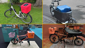 Übersicht AEROSTUFFY M oder L am Fahrrad oder Cargobike