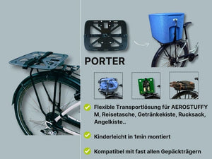 Übersicht des AERSTUFFY M mit PORTER mit den wesentlichen Eigenschaften