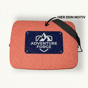 AEROSTUFFY M Custom Edition – individualisierte Kühlbox mit Adventure Forge Logo. Ab 3 Stück Firmen-, Vereins- oder Hochzeitsedition, Made in Prutting.