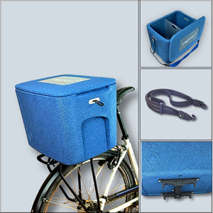 AEROSTUFFY M BIKE blau mit Spanngurt