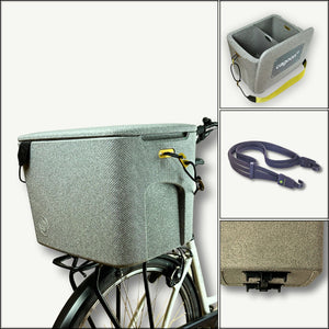 AEROSTUFFY M BIKE grau mit Spanngurt