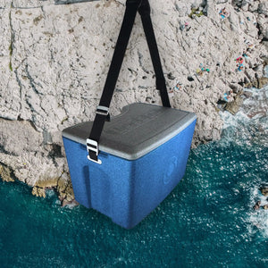 Stammkundenangebot mit AEROSTUFFY L in grau und blau haengend mit Meer