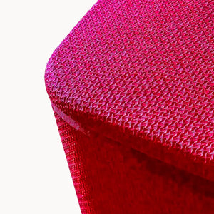 Box in Größe L rot Material mEPP Struktur im Detail