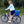AEROSTUFFY M BIKE auf Gepäckträger Frau mit Rad
