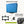 AEROSTUFFY M BIKE in blau mit KLICKfix UNIKLIP 2.0 mit Schloss
