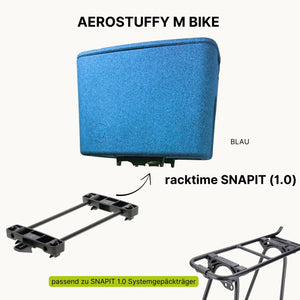 AEROSTUFFY M BIKE in blau mit SNAPIT 1.0 
