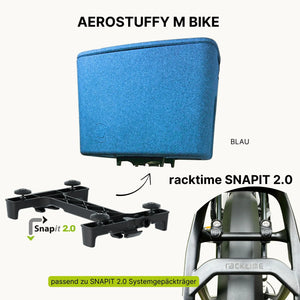 AEROSTUFFY M BIKE in blau mit SNAPIT 2.0