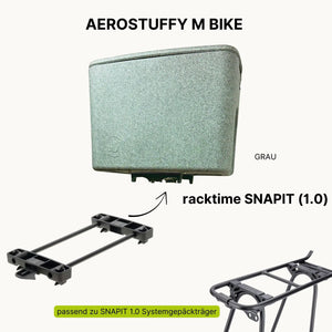 AEROSTUFFY M BIKE in grau mit SNAPIT 1.0 