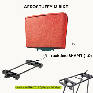 AEROSTUFFY M BIKE in rot mit SNAPIT 1.0 