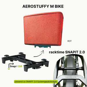 AEROSTUFFY M BIKE in rot mit SNAPIT 2.0