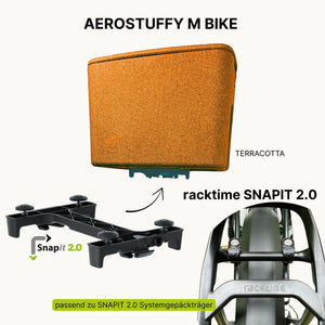 AEROSTUFFY M BIKE in terracotta mit SNAPIT 2.0