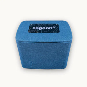 Box in Größe M blau Ansicht schräg von oben