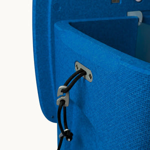 Tragegurt des AEROSTUFFY M in blau als close-up