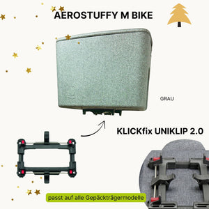 AEROSTUFFY M BIKE mit Uniklip 2.0 grau