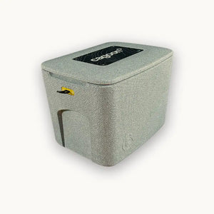 Einkaufsbox Größe M grau geschlossen