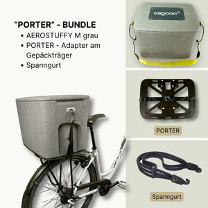Bundle Set AEROSTUFFY M  und PORTER grau