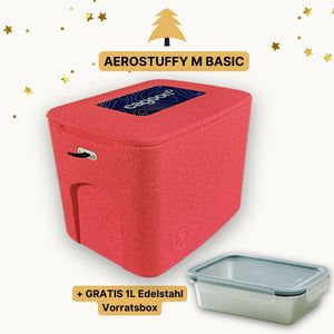 Aerostuffy M Basic in rot mit Vorratsbox